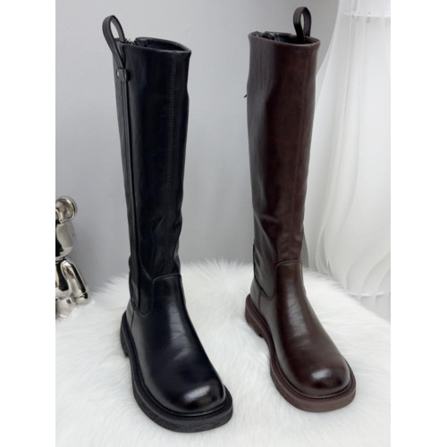 英倫風長筒靴女2025年冬季加絨保暖彈力瘦瘦靴雅丹風高筒騎士長靴