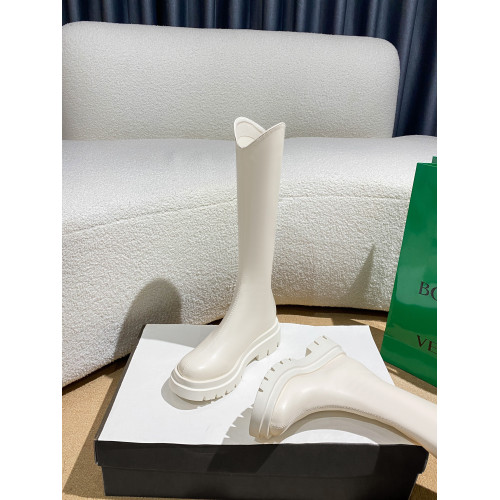 白色厚底中高筒靴女小個子2026年爆款小筒圍騎士靴內增高長靴春秋