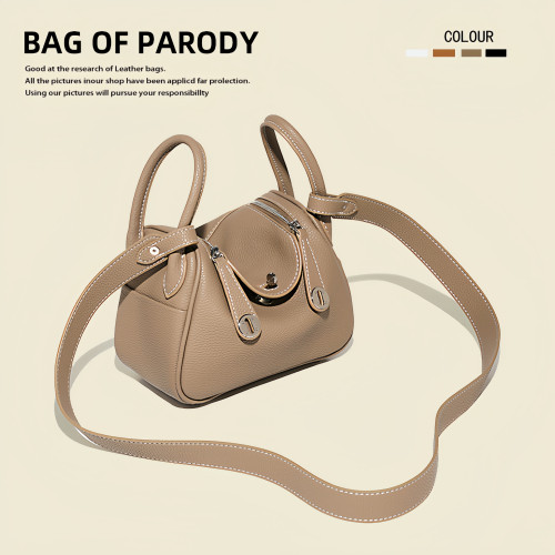 Bag of parody2025新款mini琳迪包真皮醫生包斜背手提枕頭藥箱包