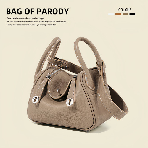 Bag of parody2025新款mini琳迪包真皮醫生包斜背手提枕頭藥箱包