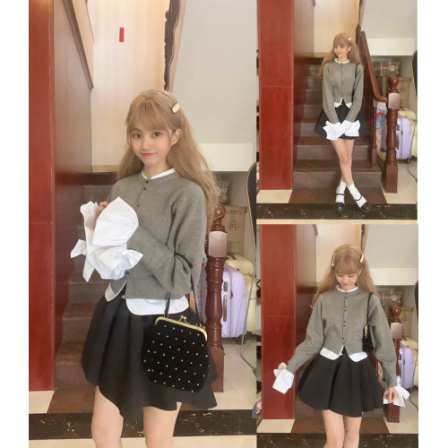 千金甜妹鏈條bibi*y宴會可愛少女日系手提斜掛黑刺綉絲絨小包