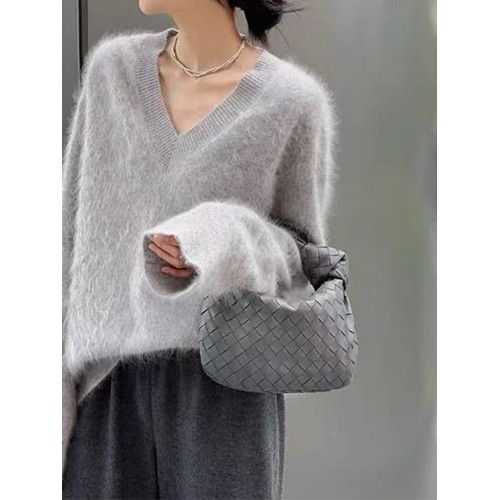 輕奢小衆高級感手提編織包包女2026新款簡約手拎包精緻百搭月牙包