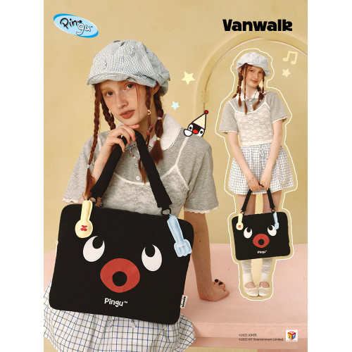 VANWALK Pingu新款女生通勤電腦包日常手提筆電平板單肩公文包 VANWALK Pingu新款女生通勤電腦包日常手提筆電平板單肩公文包