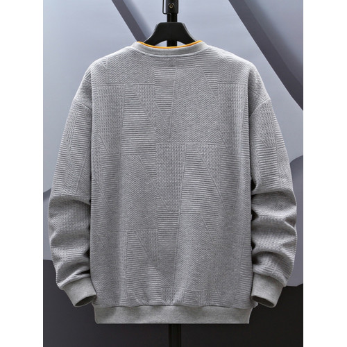 大碼衛衣男春秋冬款圓領上衣胖子男裝寬鬆內搭加肥加大長袖t恤衫 大碼衛衣男春秋冬款圓領上衣胖子男裝寬鬆內搭加肥加大長袖t恤衫