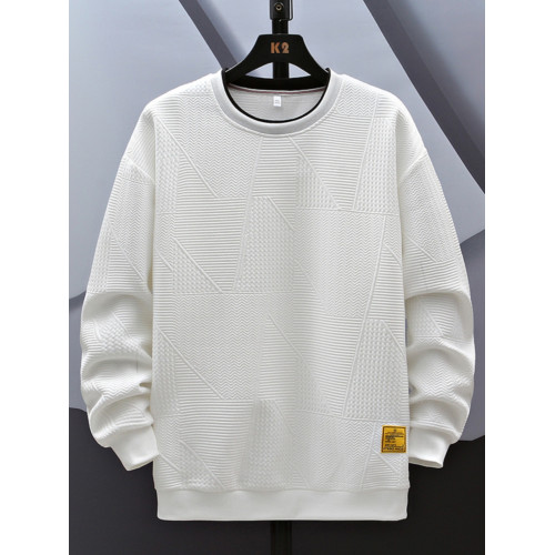 大碼衛衣男春秋冬款圓領上衣胖子男裝寬鬆內搭加肥加大長袖t恤衫 大碼衛衣男春秋冬款圓領上衣胖子男裝寬鬆內搭加肥加大長袖t恤衫