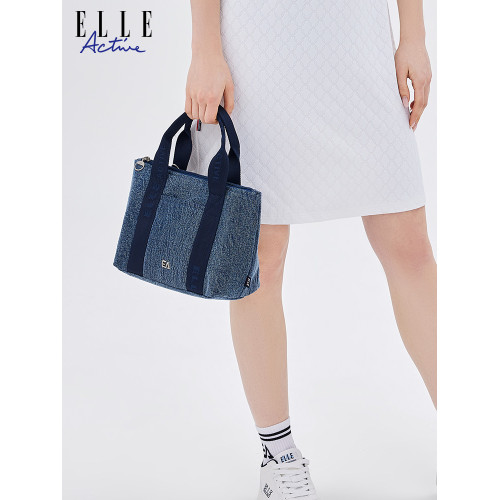 ELLE Active時尚女包簡約休閒手提包運動單肩包大容量托特包百搭