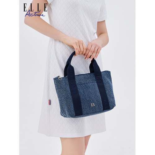ELLE Active時尚女包簡約休閒手提包運動單肩包大容量托特包百搭