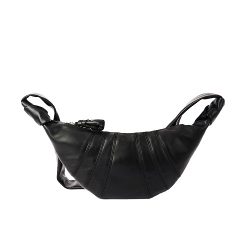 地球超新鮮劉宇甯同款包包真皮斜後後背包餃子包單肩胸包牛角可頌包