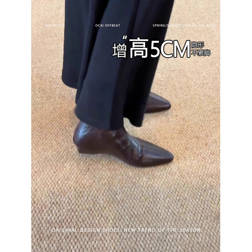 牛皮版復古坡跟短靴女雪地靴2026新款內增高加絨保暖時裝靴馬丁靴 牛皮版復古坡跟短靴女雪地靴2026新款內增高加絨保暖時裝靴馬丁靴