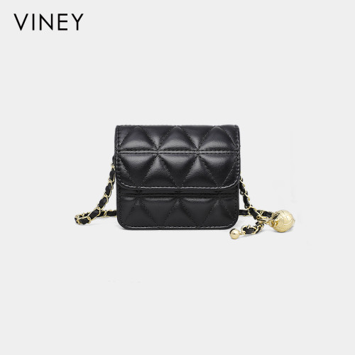 Viney包包2026新款斜後後背包迷你小包真皮女包鏈條包時尚單肩小方包