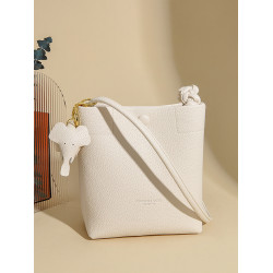 真皮迷你款水桶包2026新款高級時尚超火小包包牛皮韓版單肩斜後後背包