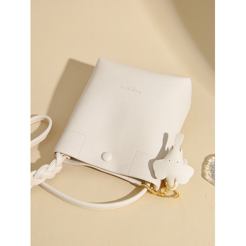 真皮迷你款水桶包2026新款高級時尚超火小包包牛皮韓版單肩斜後後背包 真皮迷你款水桶包2026新款高級時尚超火小包包牛皮韓版單肩斜後後背包