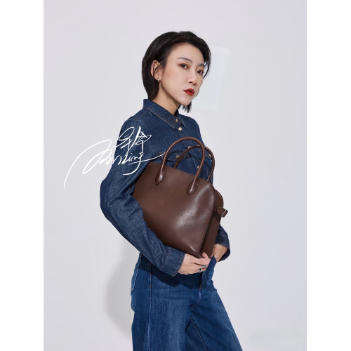 托特包女大容量2025新款真皮輕奢小衆簡約高級感上班單肩通勤包包