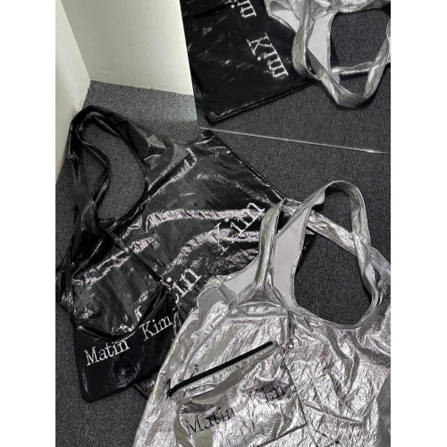 韓國matin kim子母包亮面托特包matinkim包單肩大容量尼龍反光包 韓國matin kim子母包亮面托特包matinkim包單肩大容量尼龍反光包