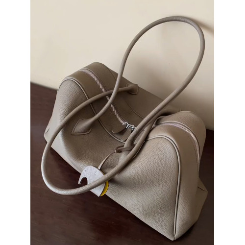 真皮大容量托特包包女式2026新款輕奢小衆高級感通勤單肩波士頓包