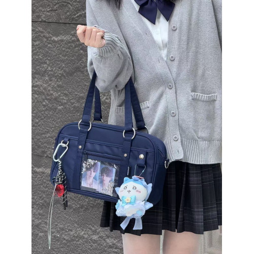 AORDA 外出製服小食量痛包日常單肩斜背娃包二次元追星手提吧唧包