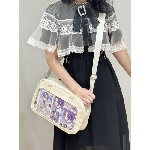 AORDA 外出製服小食量痛包日常單肩斜背娃包二次元追星手提吧唧包