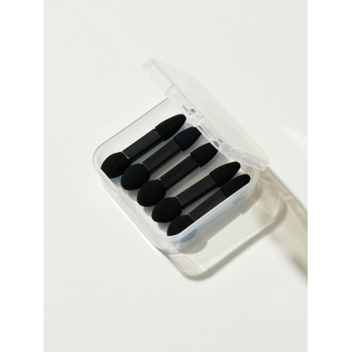 星兜雙頭海綿化妝棒 媲美日系品質 遮瑕膏用遮瑕刷 眼影棒*5支裝