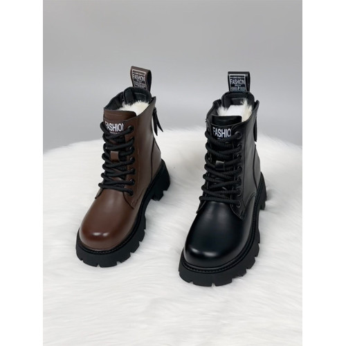 厚底增高羊毛靴女皮毛一體加厚棉靴2025冬季防滑雪地靴加絨大棉鞋