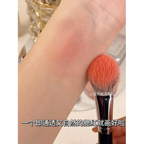 誰髮明出來的!斜坡指腹腮紅刷點彩刷羊毛可攜式一支裝化妝刷子工具 誰髮明出來的!斜坡指腹腮紅刷點彩刷羊毛可攜式一支裝化妝刷子工具