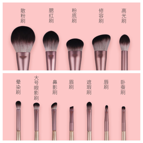 魅女郎12支小葡萄化妝刷套裝滄州套刷初學者全套網紅眼影刷散粉刷 魅女郎12支小葡萄化妝刷套裝滄州套刷初學者全套網紅眼影刷散粉刷