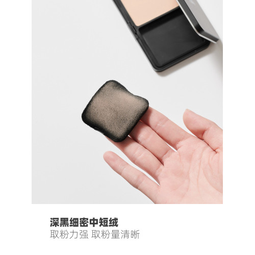 星兜雙面植絨粉撲黑化版 取粉強不掉絨 NARS CT 替換粉撲*5片