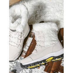 東北雪地靴女零下40抗寒冬季戶外防水防滑哈爾濱加厚中筒靴雪地棉