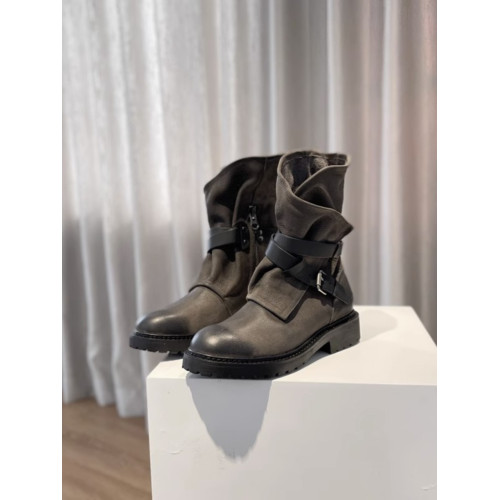 慵懶風軟皮西部牛仔復古英倫風真皮機車靴平底馬丁靴女顯瘦短靴 慵懶風軟皮西部牛仔復古英倫風真皮機車靴平底馬丁靴女顯瘦短靴