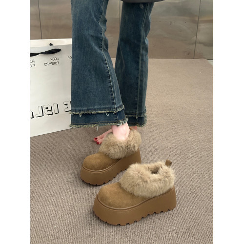 小個子增高厚底雪地靴女2026冬季新款毛絨保暖短靴加厚毛毛麵包鞋 小個子增高厚底雪地靴女2026冬季新款毛絨保暖短靴加厚毛毛麵包鞋