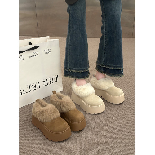 小個子增高厚底雪地靴女2026冬季新款毛絨保暖短靴加厚毛毛麵包鞋 小個子增高厚底雪地靴女2026冬季新款毛絨保暖短靴加厚毛毛麵包鞋