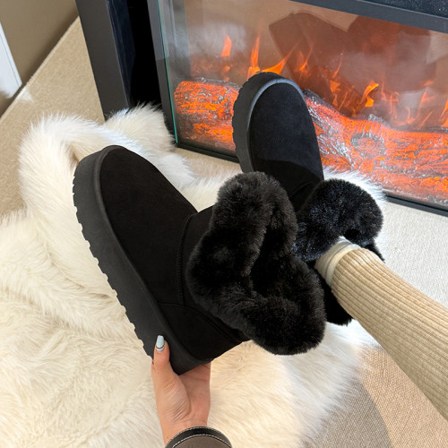 女鞋2025新款冬季時尚百搭棉鞋保暖防滑加絨短靴厚底增高雪地靴潮 女鞋2025新款冬季時尚百搭棉鞋保暖防滑加絨短靴厚底增高雪地靴潮