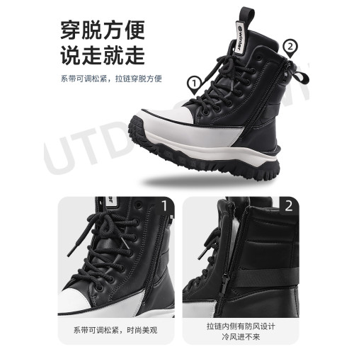 東北女款雪地靴防滑防水棉鞋女冬季新款棉靴女鞋防寒厚底保暖雪鞋