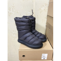 純元雪地靴 加絨加厚灰鵞絨保暖抗寒厚底增高女短靴棉靴冬靴