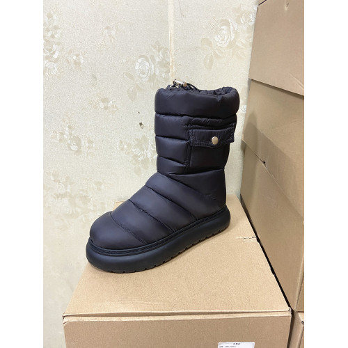 純元雪地靴 加絨加厚灰鵞絨保暖抗寒厚底增高女短靴棉靴冬靴