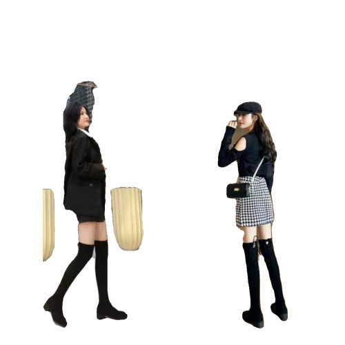 過膝靴長靴女2026秋冬季新款長筒靴騎士女鞋馬丁鞋子彈力高筒靴子