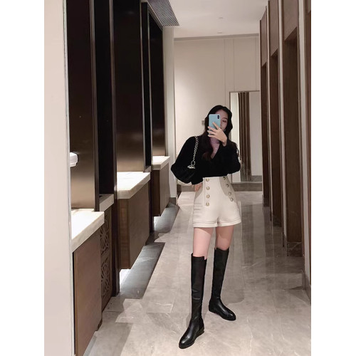 過膝長靴女2025新款秋冬平底彈力瘦瘦靴高筒騎士靴加絨靴子長筒靴