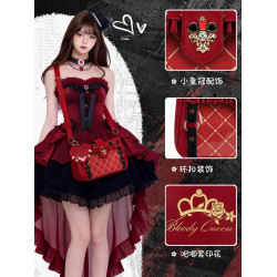 飛鳥君官方原創紅夫人痛包第五人格周邊二次元紅色小食量包包斜背