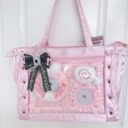 多色入包掛精緻痛包蝴蝶結掛件百搭甜美多巴胺絲帶痛二次元