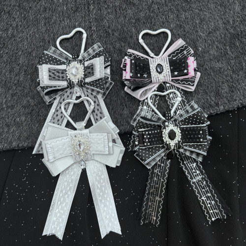 多色入包掛精緻痛包蝴蝶結掛件百搭甜美多巴胺絲帶痛二次元