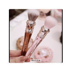 花知曉甜心新品小熊點彩刷圓頭腮紅化妝刷刷親膚柔軟均勻取粉