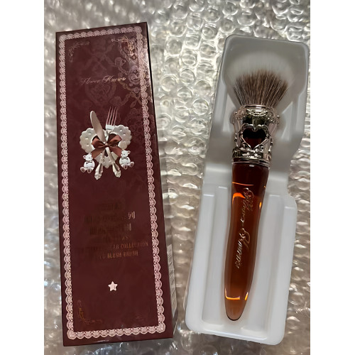 花知曉甜心新品小熊點彩刷圓頭腮紅化妝刷刷親膚柔軟均勻取粉