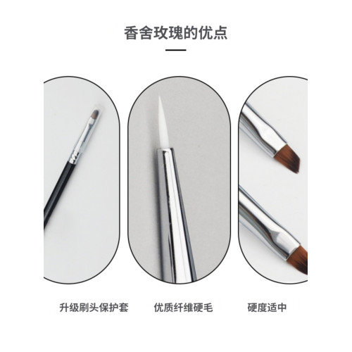 香捨玫瑰Z08眼線刷扁頭斜角刀鋒刷鐮刀眼線膏筆刷超細下至臥蠶刷 香捨玫瑰Z08眼線刷扁頭斜角刀鋒刷鐮刀眼線膏筆刷超細下至臥蠶刷