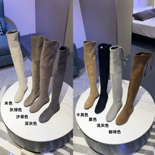 2025秋冬穿搭搭配毛呢大衣長筒靴女過膝靴子騎士靴彈力顯瘦瘦瘦靴
