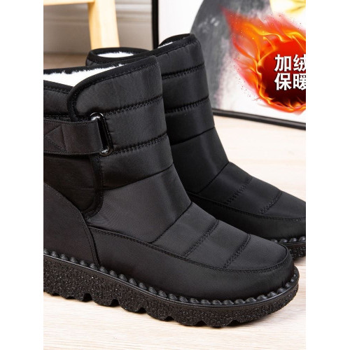 大碼雪地靴女36-43東北超厚棉靴女冬季加絨保暖厚底防水防滑女鞋
