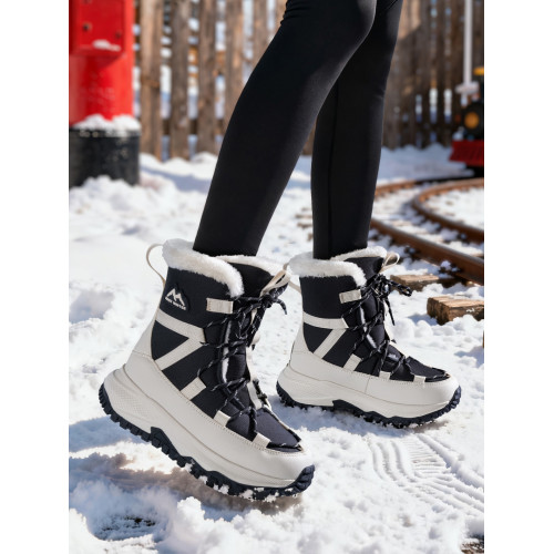 最冬天雪地靴女防寒保暖東北棉鞋防水防滑戶外女款新款女士靴子冬