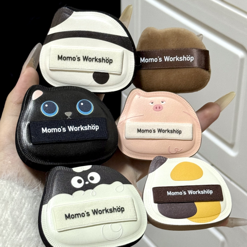 毛吉吉Momo's Workshop單耳系列粉撲清透無瑕兼顧細節全臉妝容