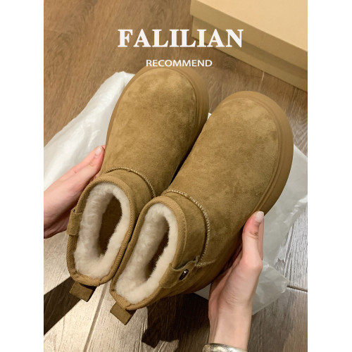 厚底雪地靴女皮毛一體2026新款冬季加絨鞋子外穿雪地棉鞋保暖棉靴 厚底雪地靴女皮毛一體2026新款冬季加絨鞋子外穿雪地棉鞋保暖棉靴