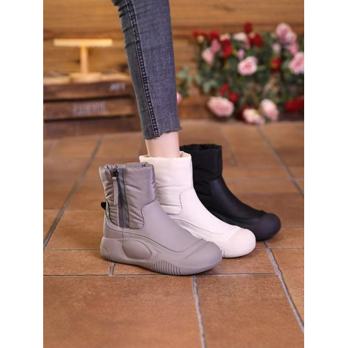 哈爾濱零下40度雪地靴女冬季2025新款加絨防水皮毛一體東北大棉鞋