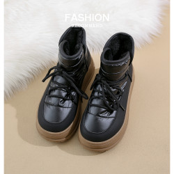 鞋子女冬季加絨加厚棉鞋2025新款保暖防水防滑女鞋厚底爆款雪地靴