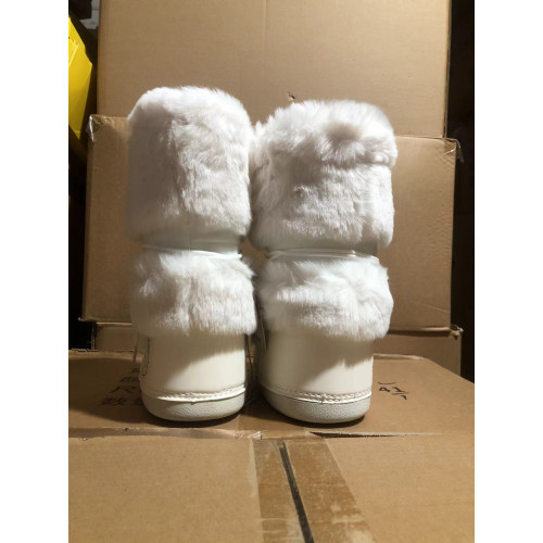 雪地靴女冬季2025新款保暖高筒棉靴毛毛加厚絨月亮靴滑雪鞋潮靴